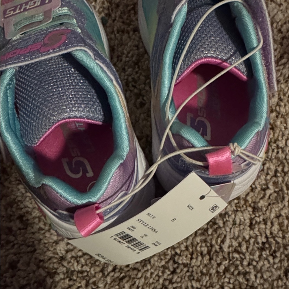 Sporto Kids Light-Up Sneakers - Pink and Blue - Picture 7 of 10
